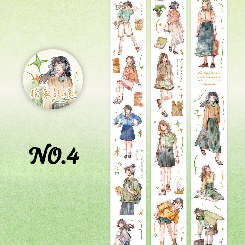 Character Die-Cut Washi Tape