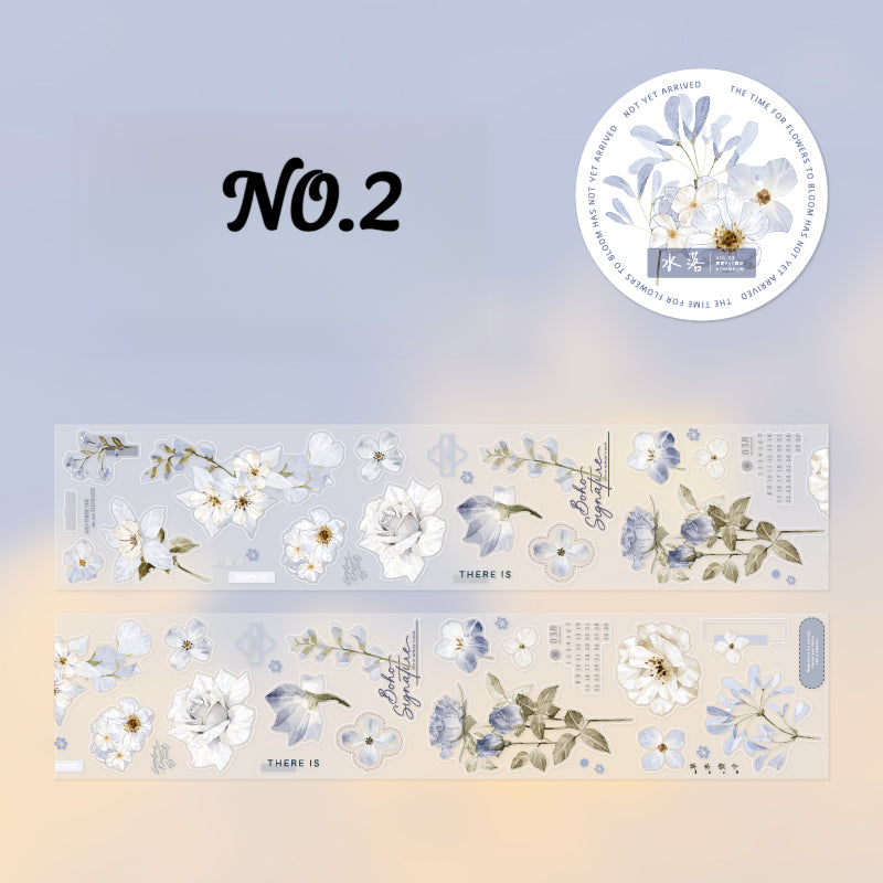 Vintage Botanicals Die-Cut PET Tape
