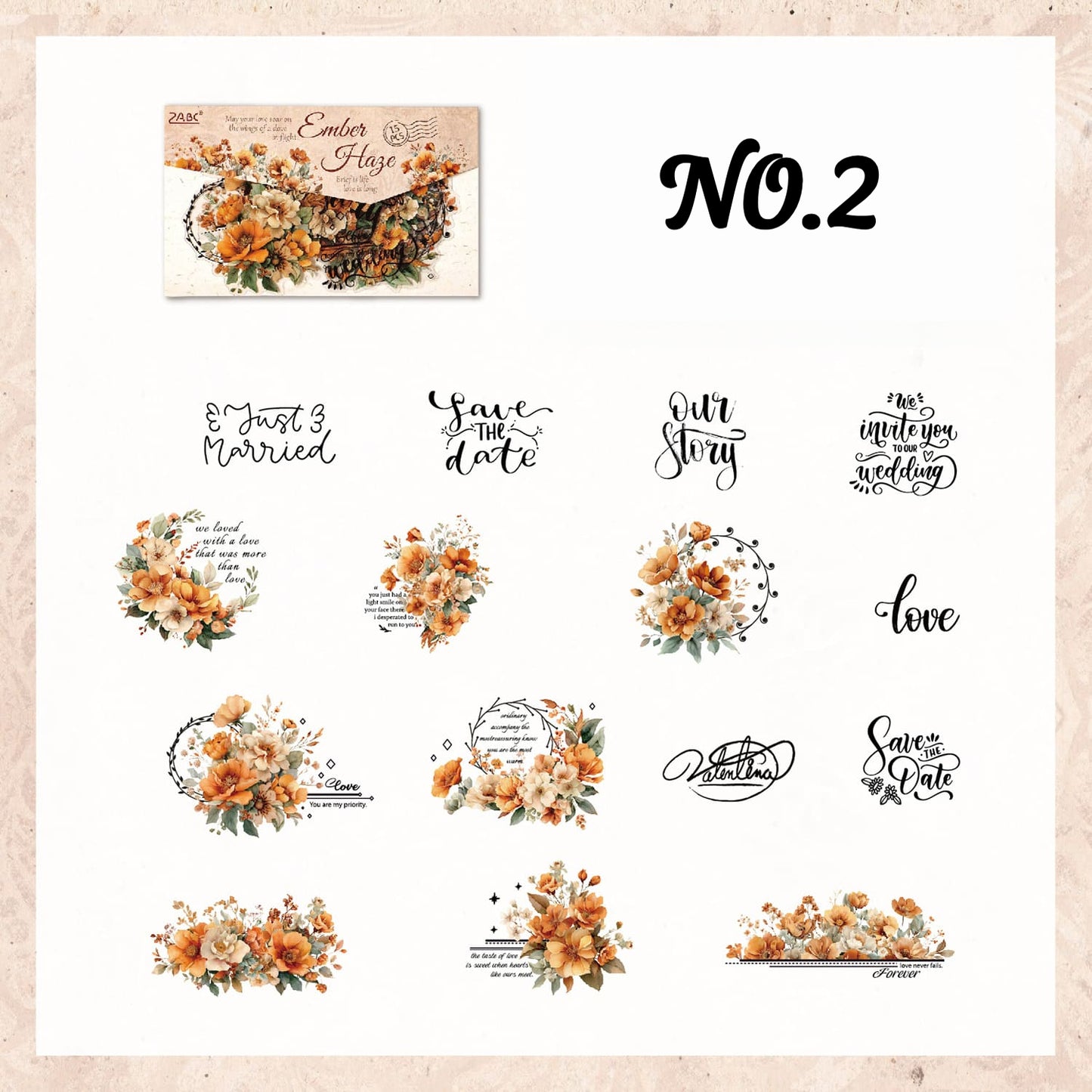 Blooming Floral Sticker Pack