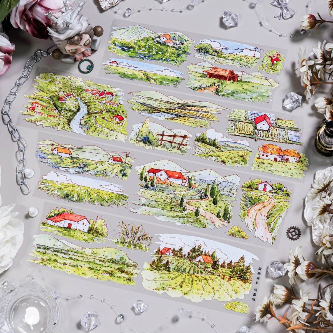 Rustic  Cottage Extra Long Loop Tape