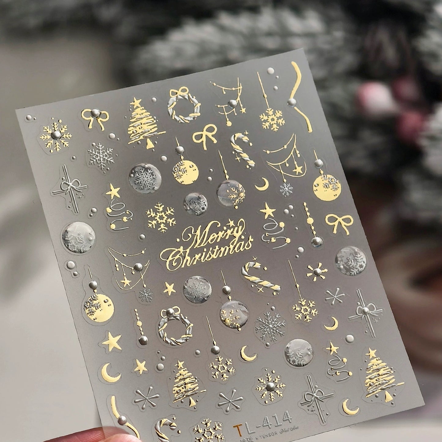 Christmas Theme Mini Decor Stickers