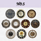 Vintage Clock Theme Stickers