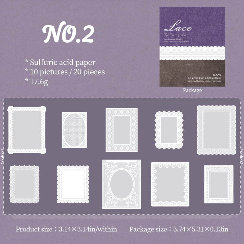 Vintage Lace Sticker