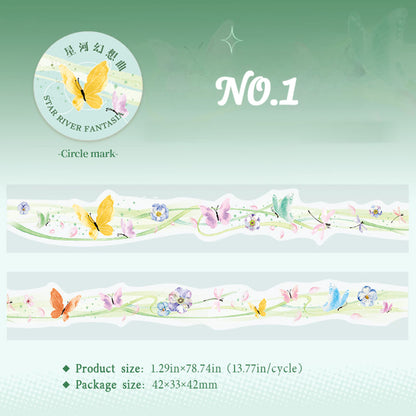 Watercolor Theme Washi Tape