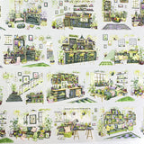 One Cycle Home Greenery Layout PET Tape