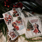 3PCS Retro Christmas Character Transfer Stickers