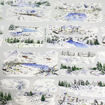 Snowy Landscape One Cycle PET Tape