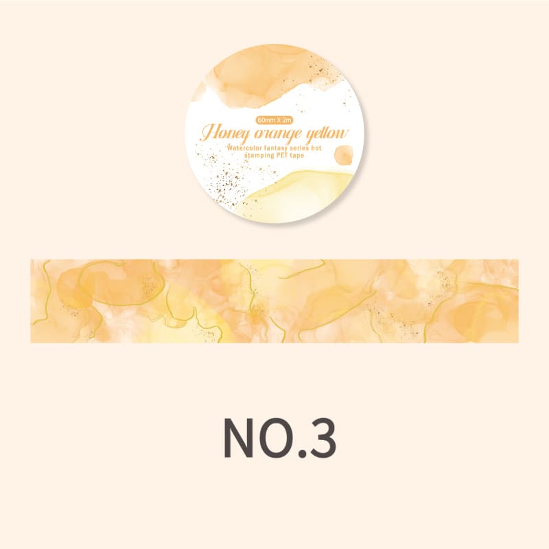 Watercolor Wash PET Tape Collection