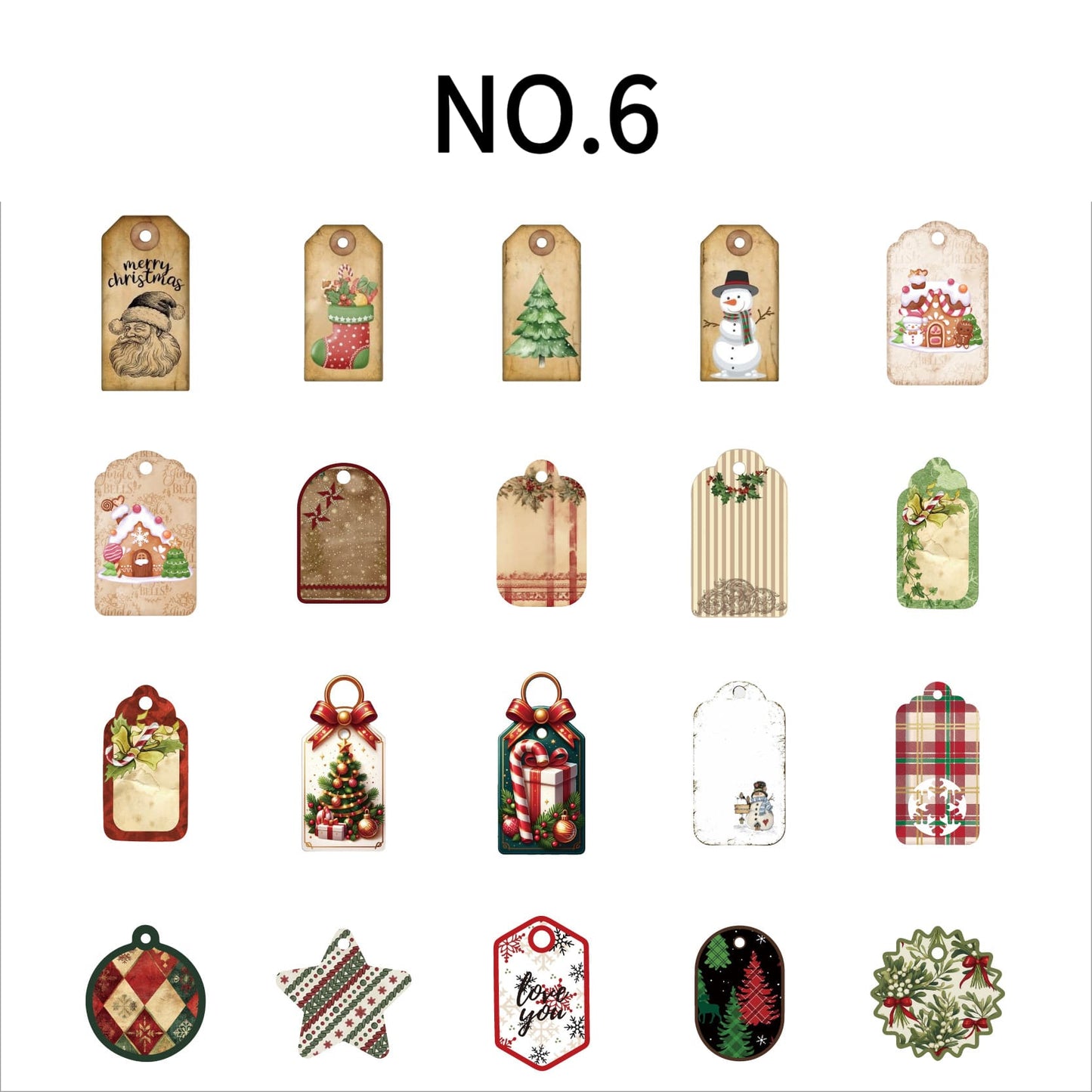Christmas Theme Stickers