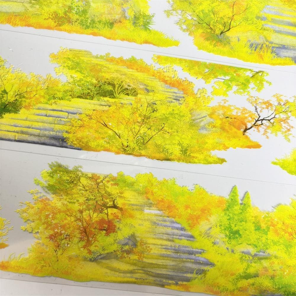 One Loop Autumn Steps PET Tape