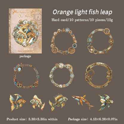 Steampunk Ocean Stickers