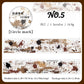 Mottled Ephemera Style PET Tape
