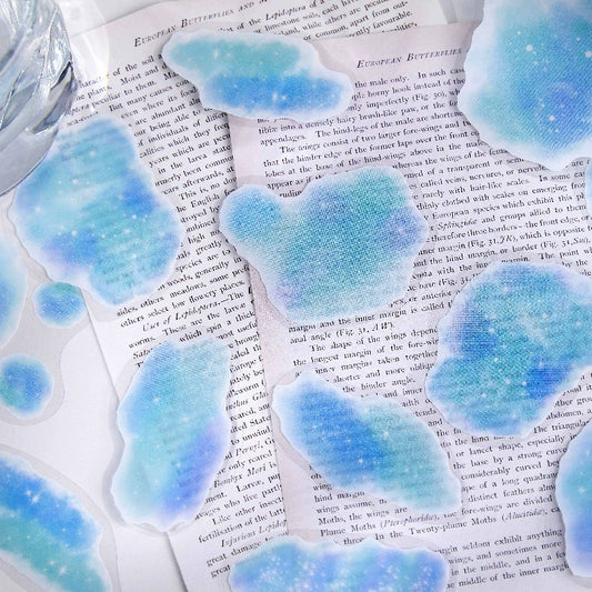 Watercolor Blending Theme PET Stickers