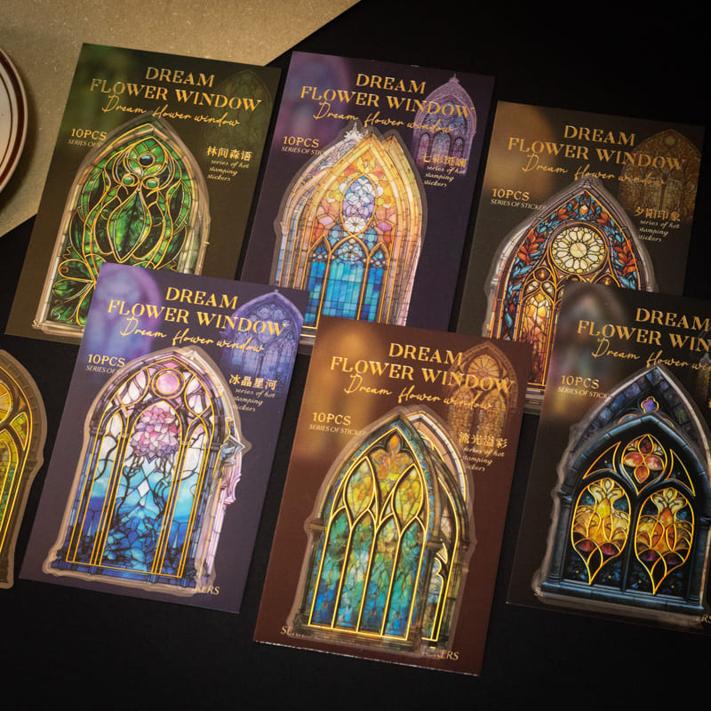 Stained Glass Window Stickers