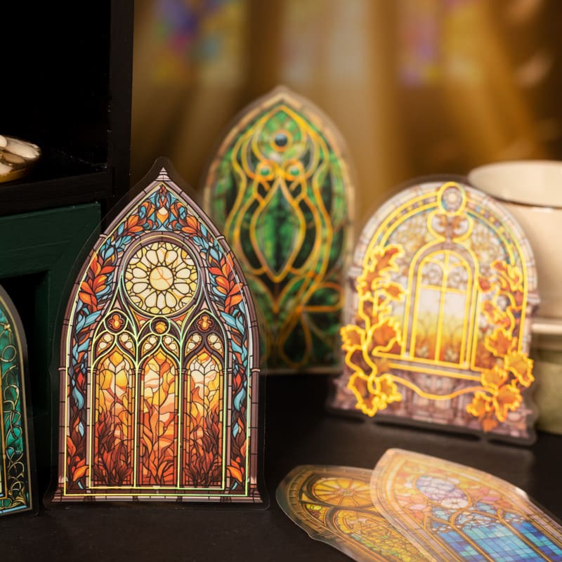 Stained Glass Window Stickers