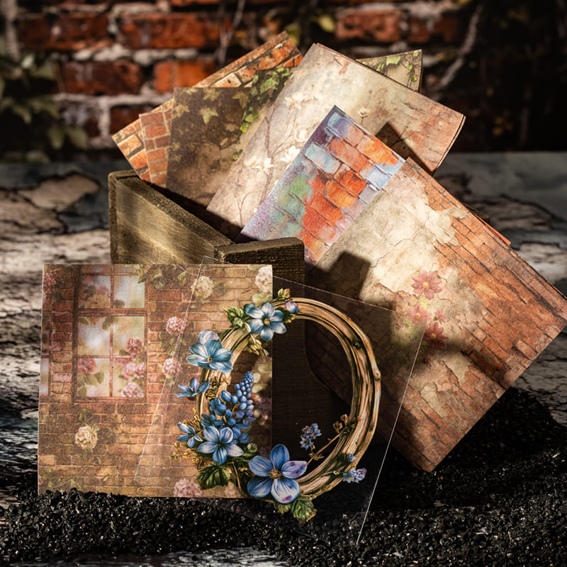 Vines & Brick Wall Series Stickers