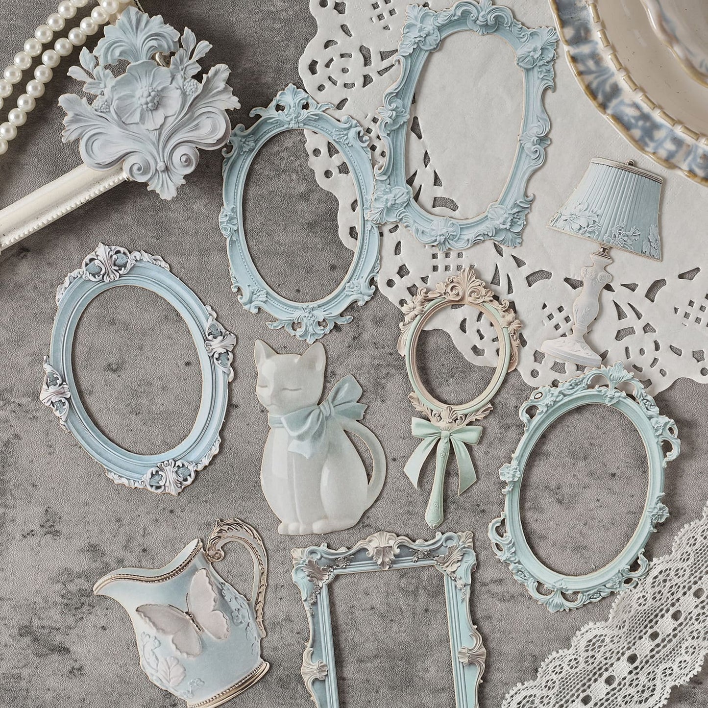 Vintage European Ephemera Sticker Pack