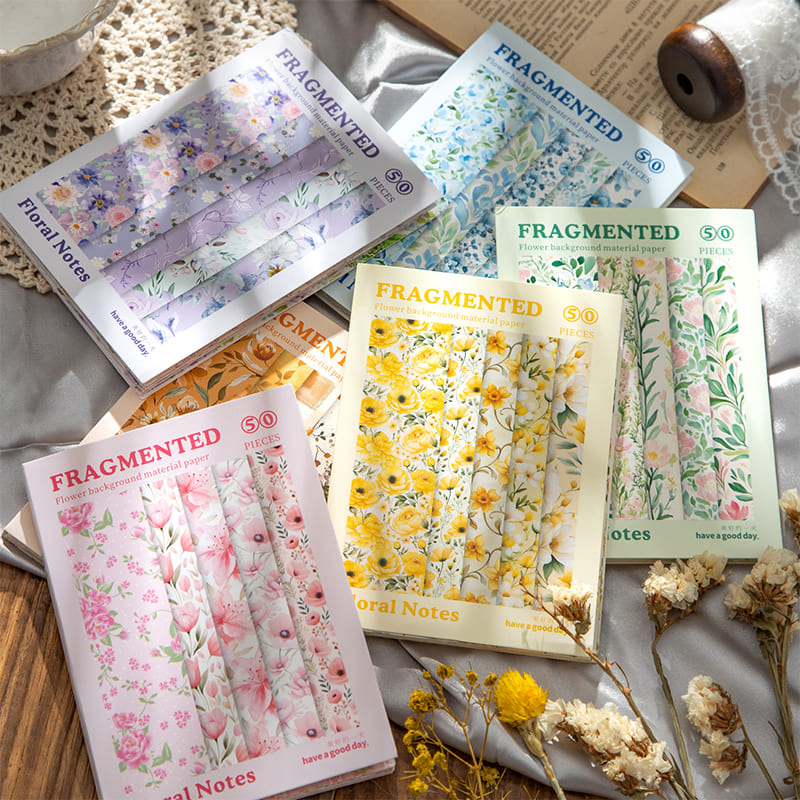 Floral  Series Scrapbook Paper