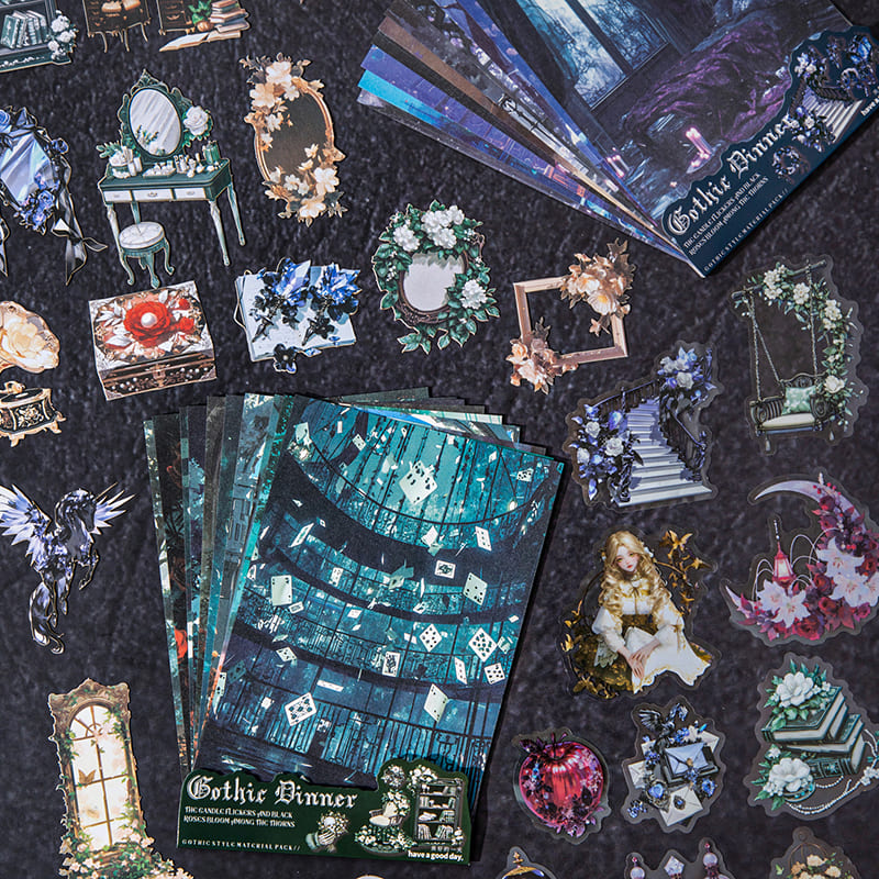 Dark Themed Scrapbook Pack