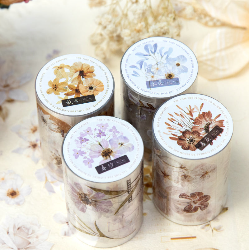 Vintage Botanicals Die-Cut PET Tape