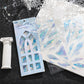 Glass Fragments PET Stickers