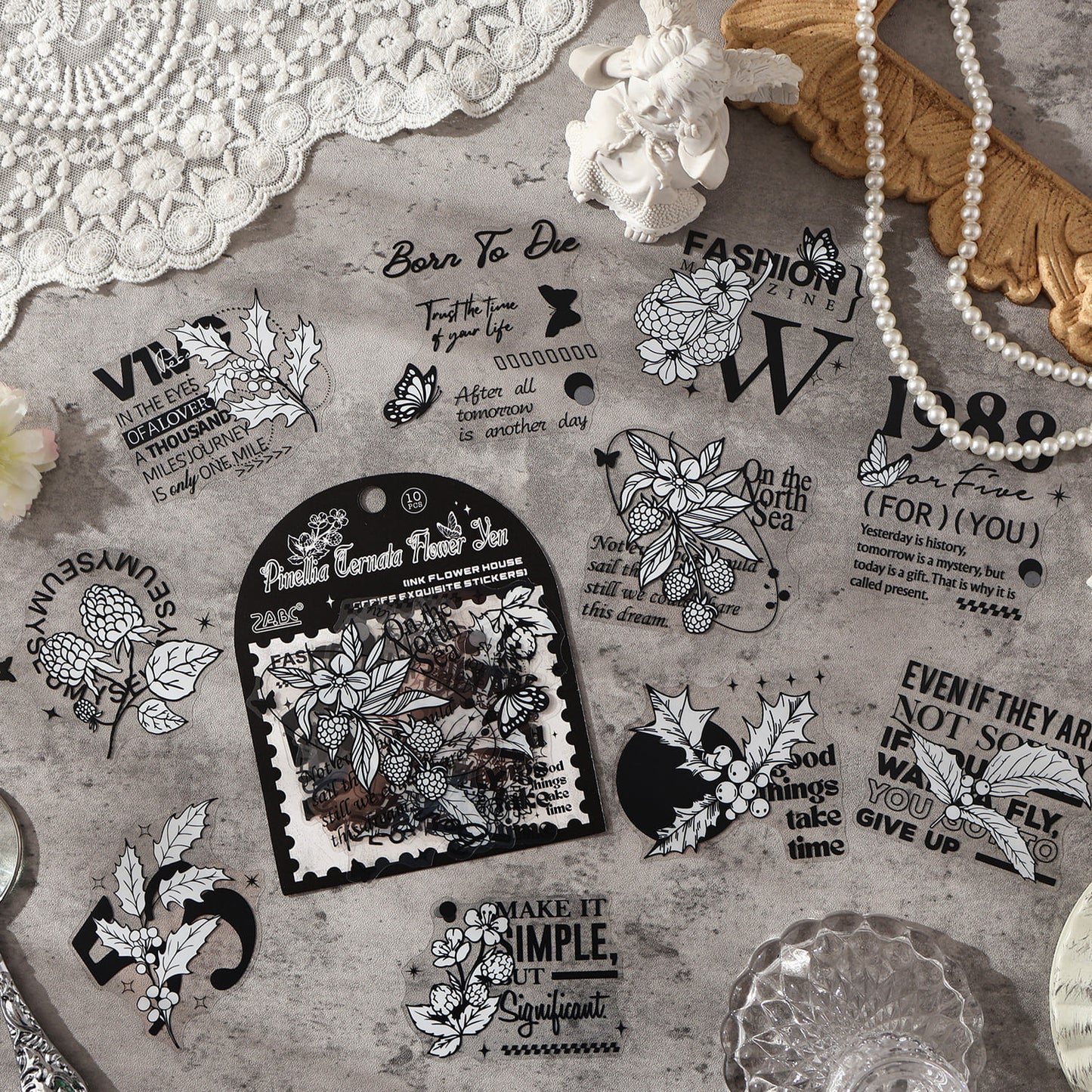 Ink Bloom Sticker Pack