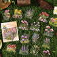 40pcs Floral Theme Sticker