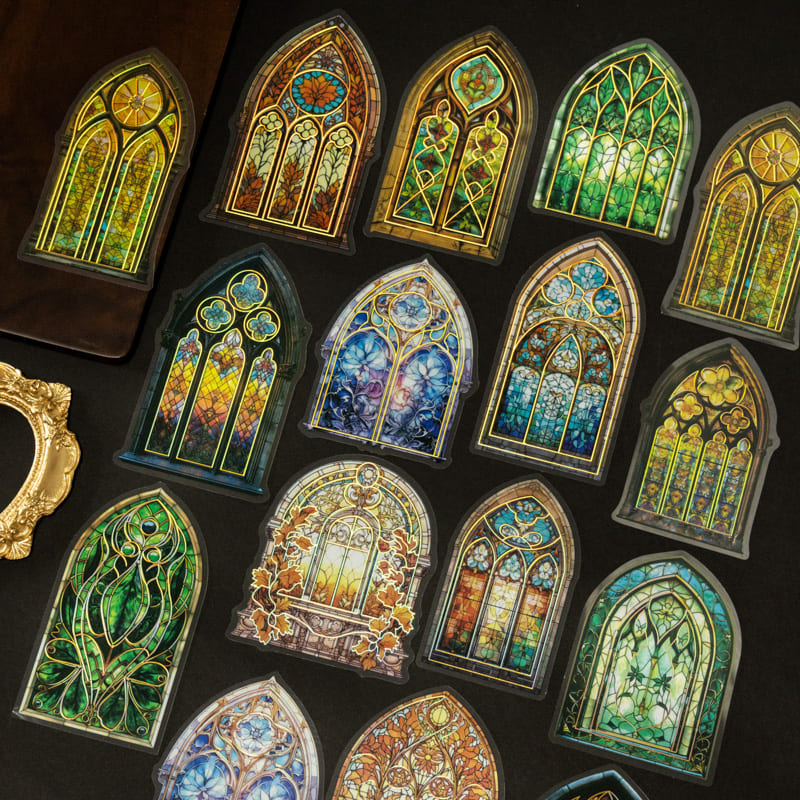 Stained Glass Window Stickers