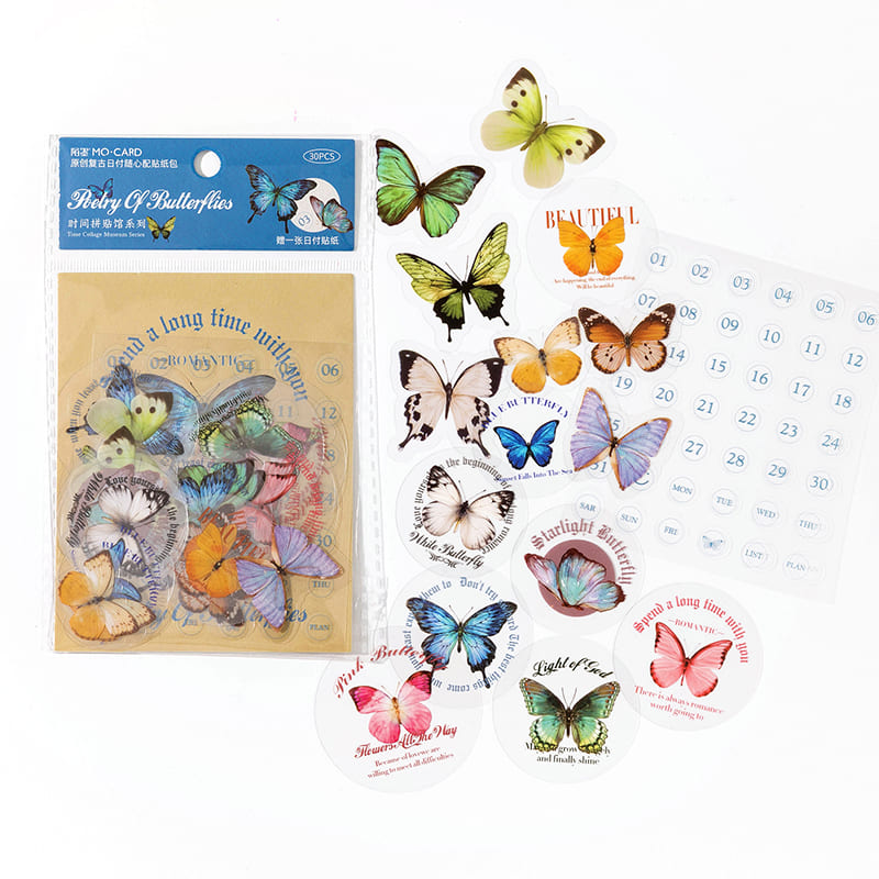 31-Day Date Stickers