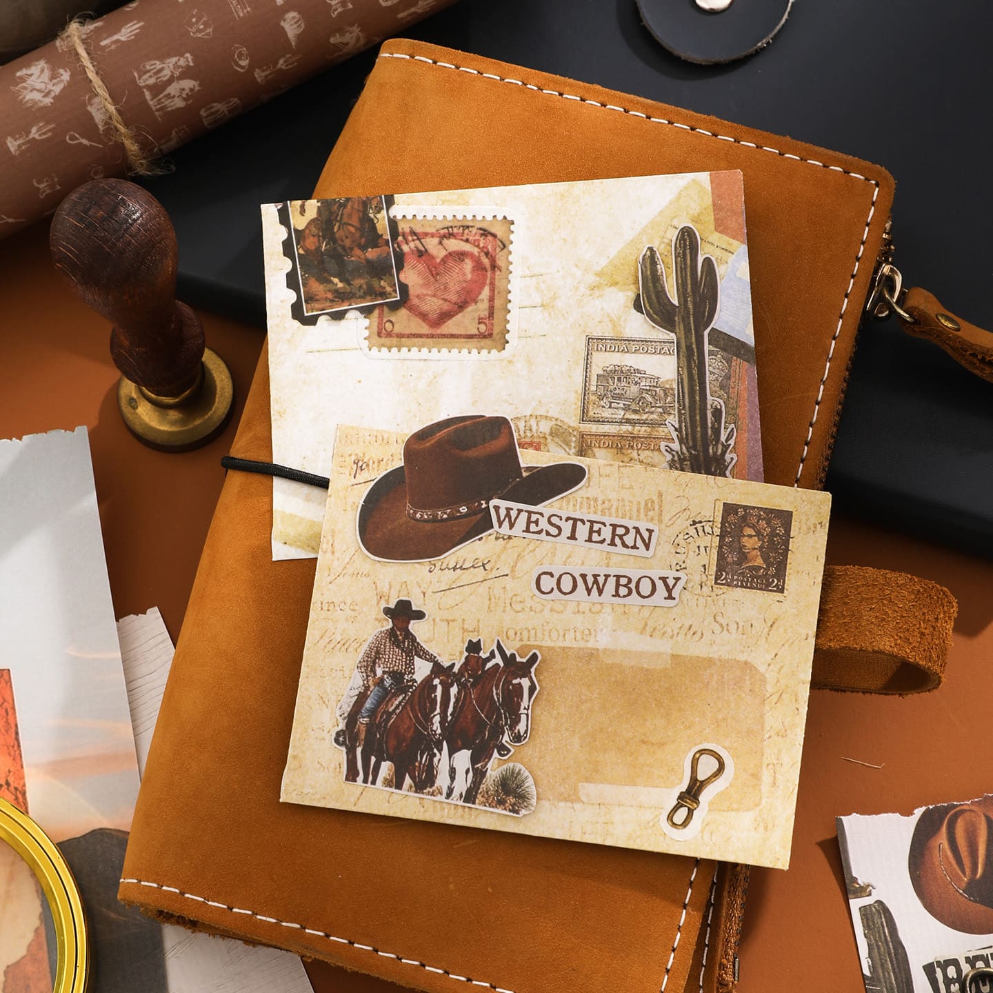 Western Cowboy Sticker Book