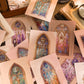 60PCS Vintage Box-Style Scrapbook Paper