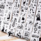 Full view of Everyday Life Black & White Die-Cut Washi Tape rolls