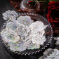 White Flower Stickers