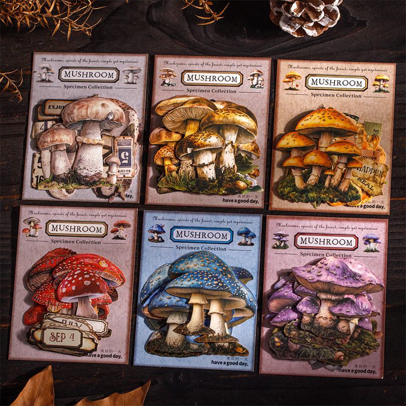 Mushroom Theme Sticker Pack