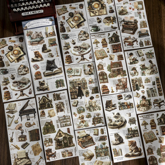 Bookstore Series Transfer Stickers