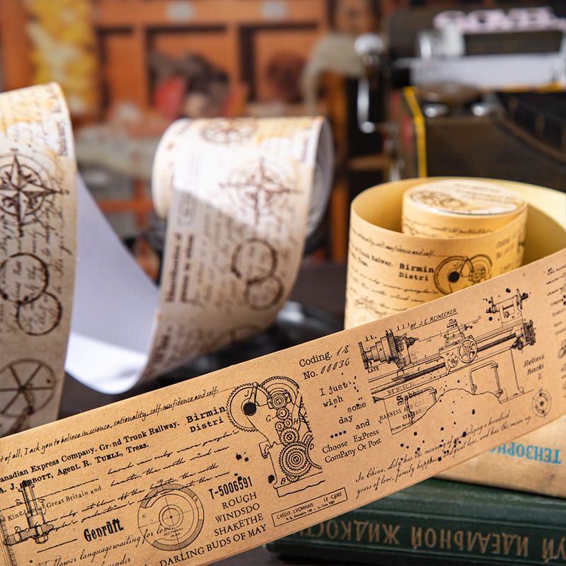 Vintage Manuscript Washi Tape