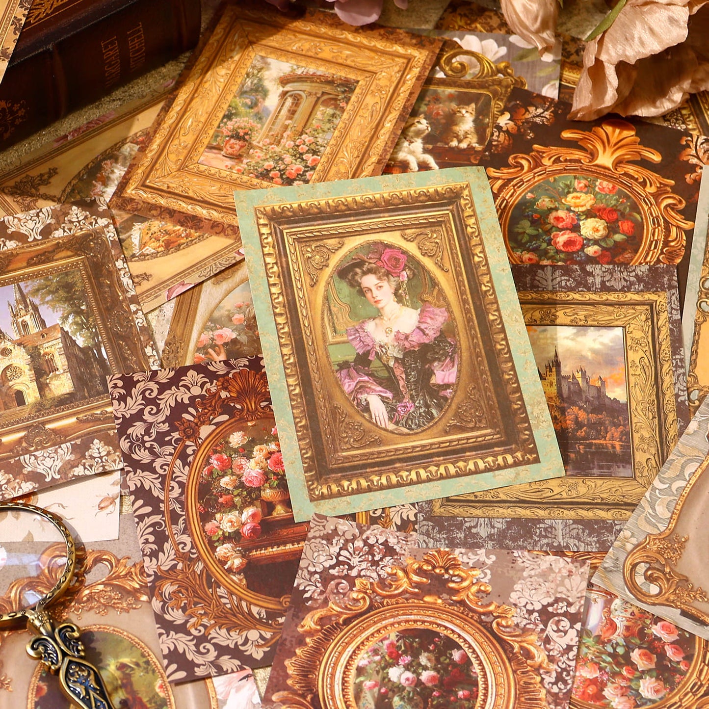 Vintage Frame Scrapbook Paper Pack