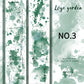 Ink Splatter Themed PET Tape