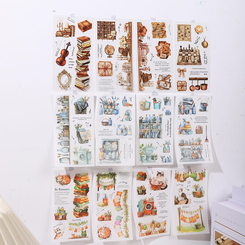 Staying Home Time Sticker Book