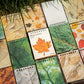Leaf Theme Scrapbook Paper