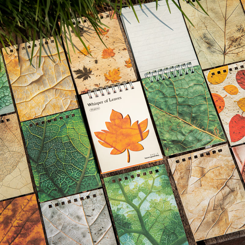 Leaf Theme Scrapbook Paper