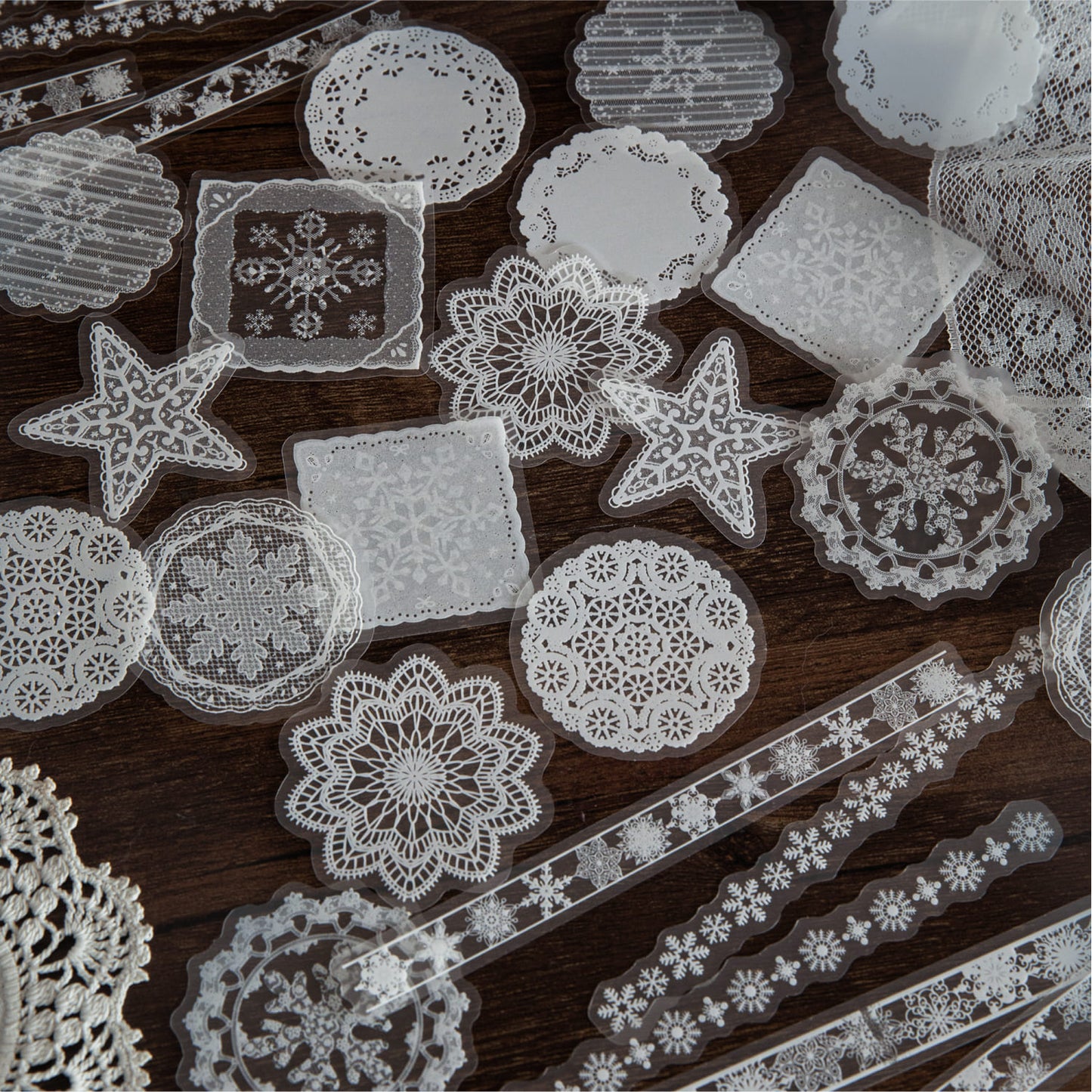Lace Series PET Sticker Pack