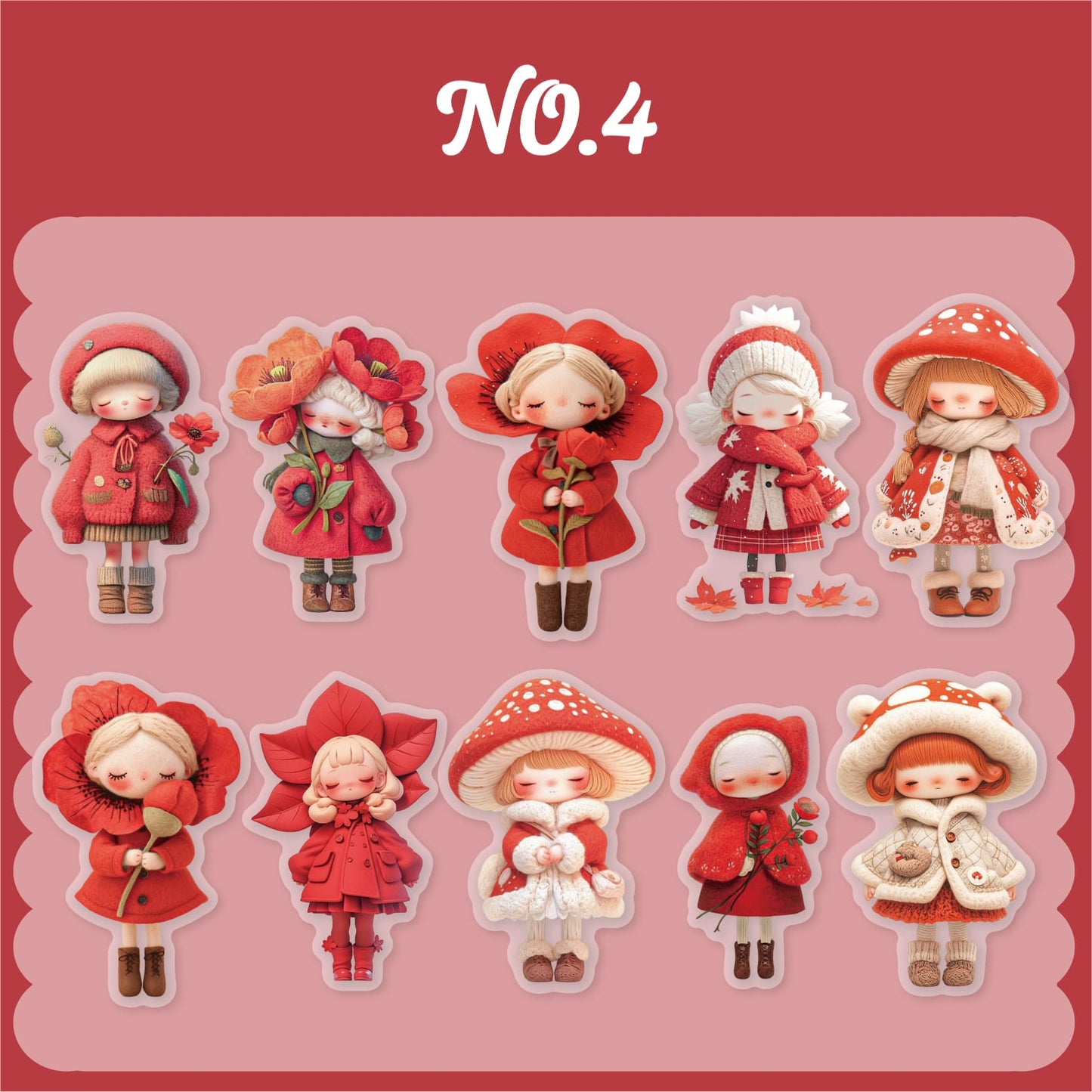 Cute Characters Sticker Pack