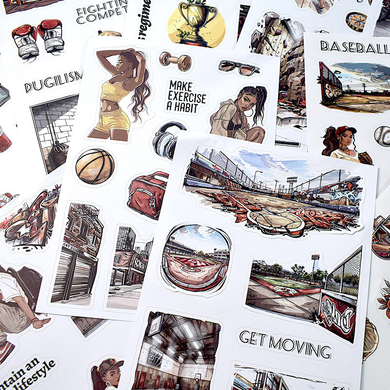 Sporty Girl Sticker Book 2.0