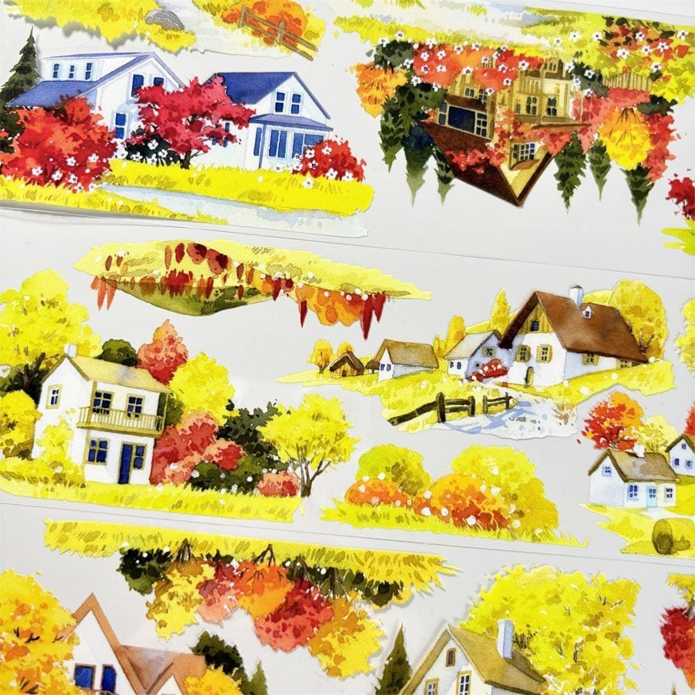 One Loop Autumn Cottage PET Tape