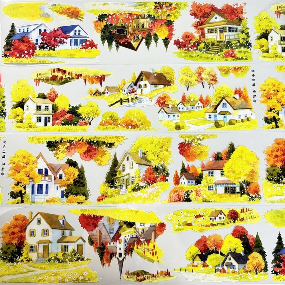 One Loop Autumn Cottage PET Tape