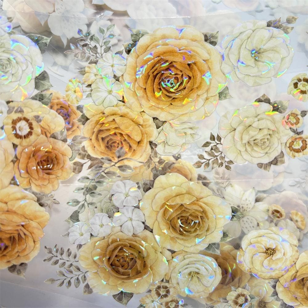 One Cycle Yellow Rose PET Tape