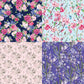 48PCS Floral Pattern Scrapbook Paper