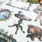 Pirate Theme Sticker Book