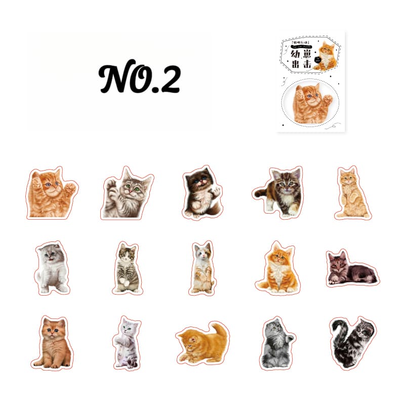 Vellum Cat Sticker Pack